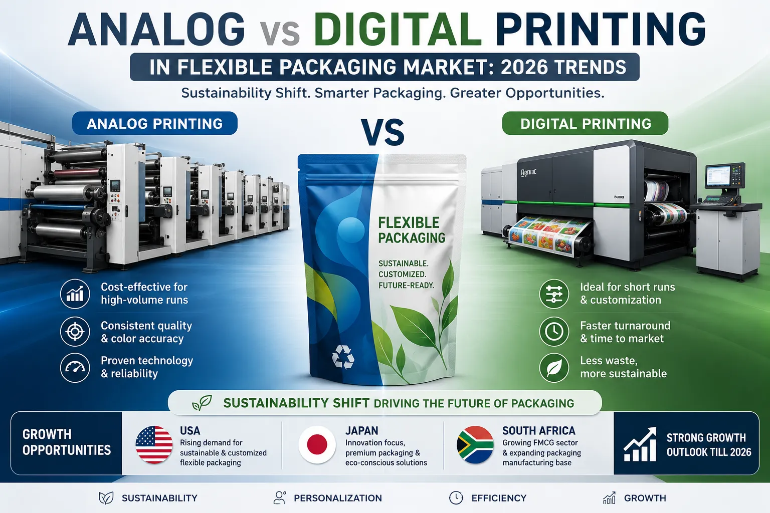 Analog vs Digital Printing in Flexible Packaging