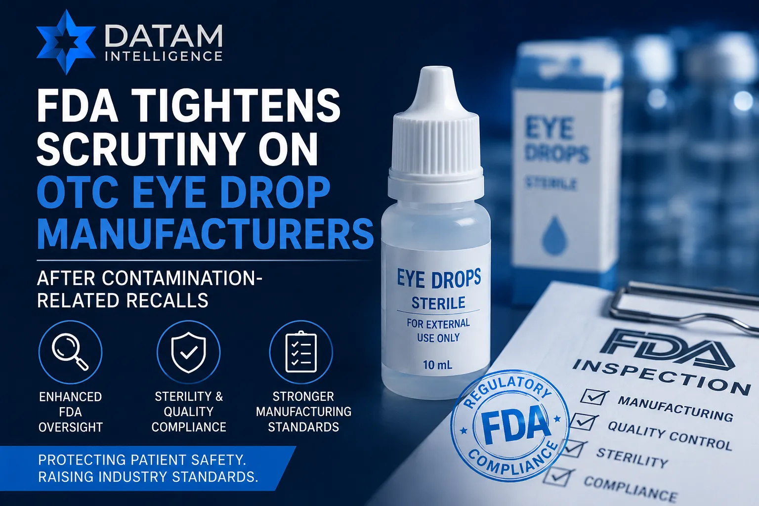 FDA Tightens Scrutiny on OTC Eye Drop Manufacturers After Contamination-Related Recalls