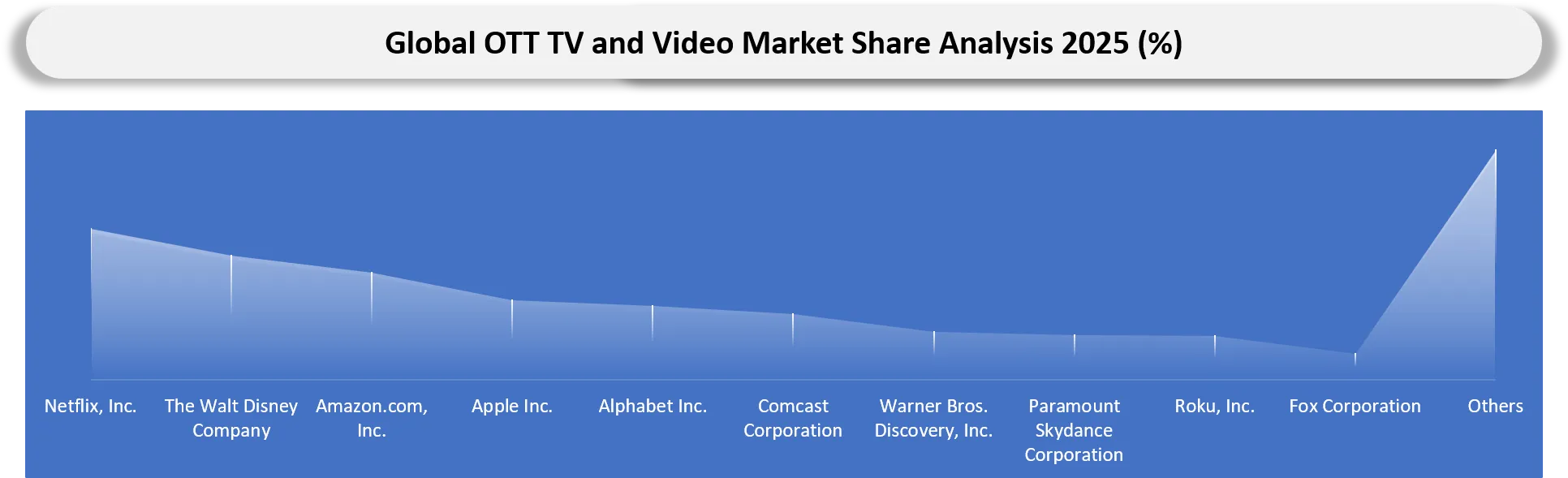 OTT TV and video Market Company Share Analysis