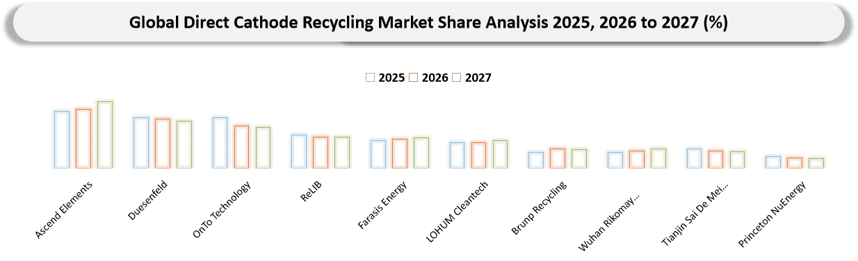 Direct Cathode Recycling Market Competitive Landscape
