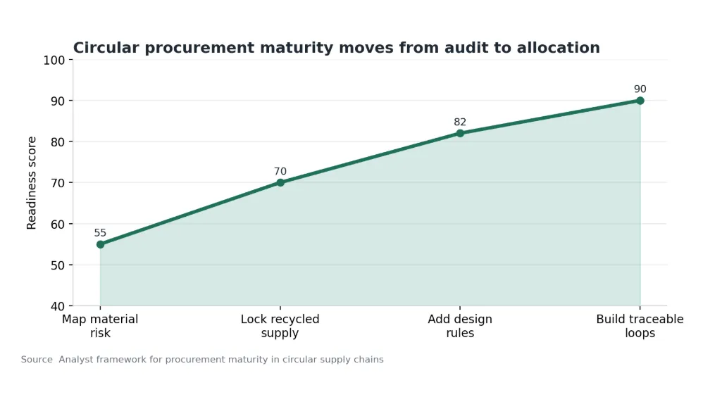 Circular procurement maturity moves from audit to allocation