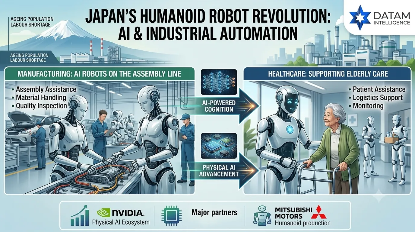Japani vauhdittaa robottikehitystä ratkaistakseen työvoimapulaa