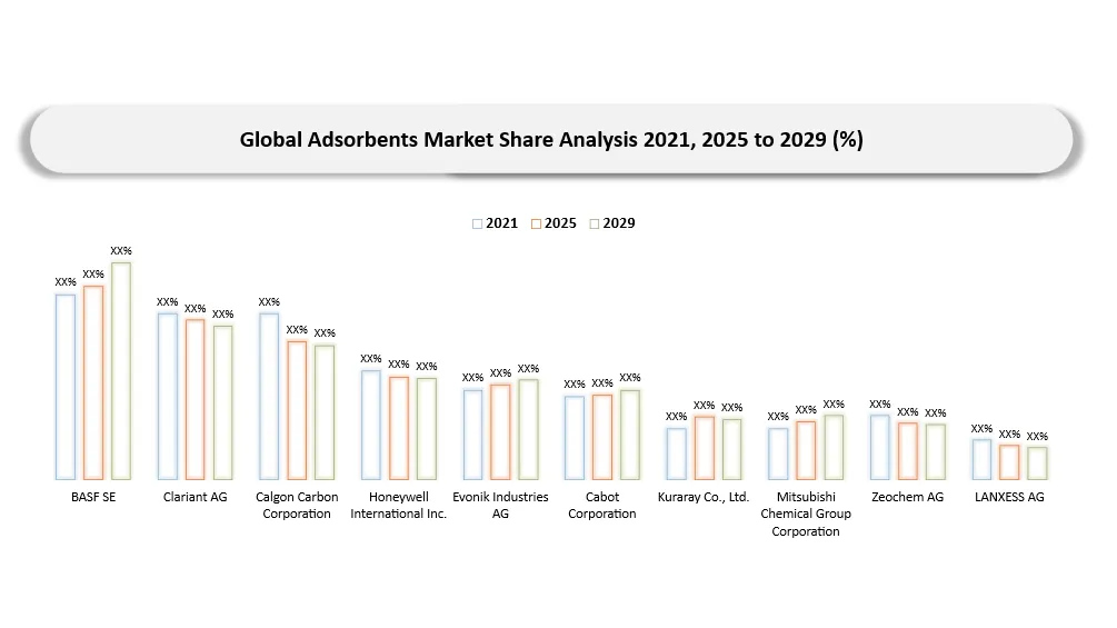 Adsorbents Market Company Share analysis