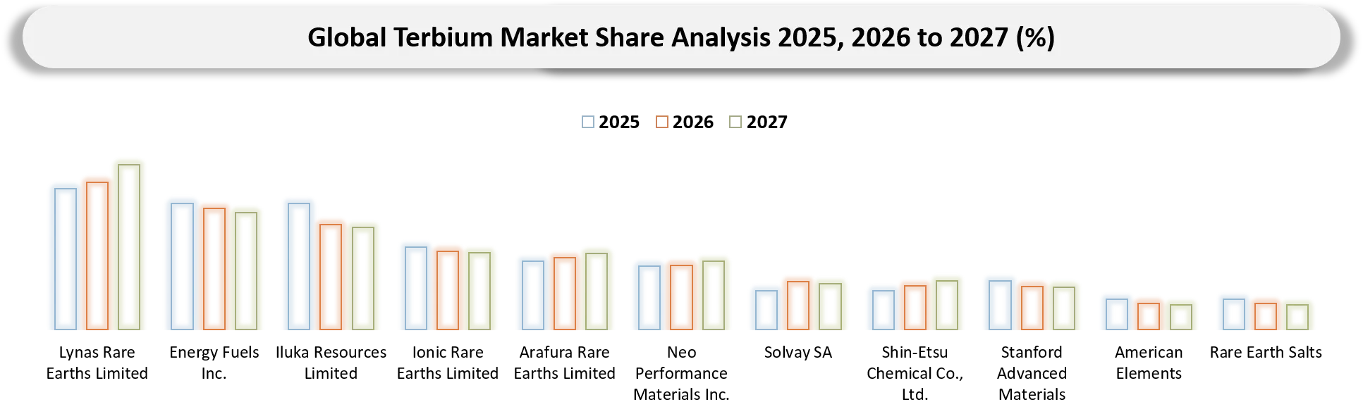 Terbium Market Company Share analysis