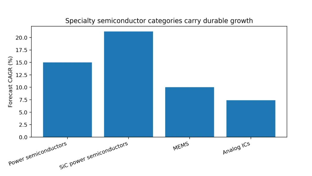 Specialty semiconductor markets show attractive long term growth