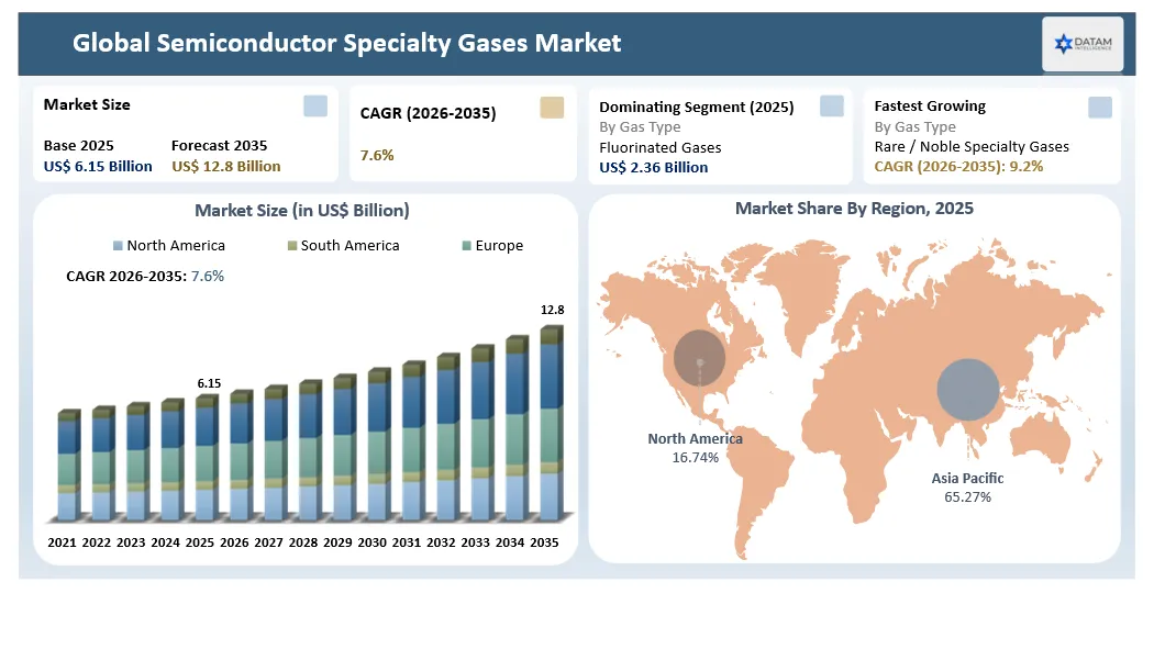 Semiconductor Specialty Gases Market Size and Overview