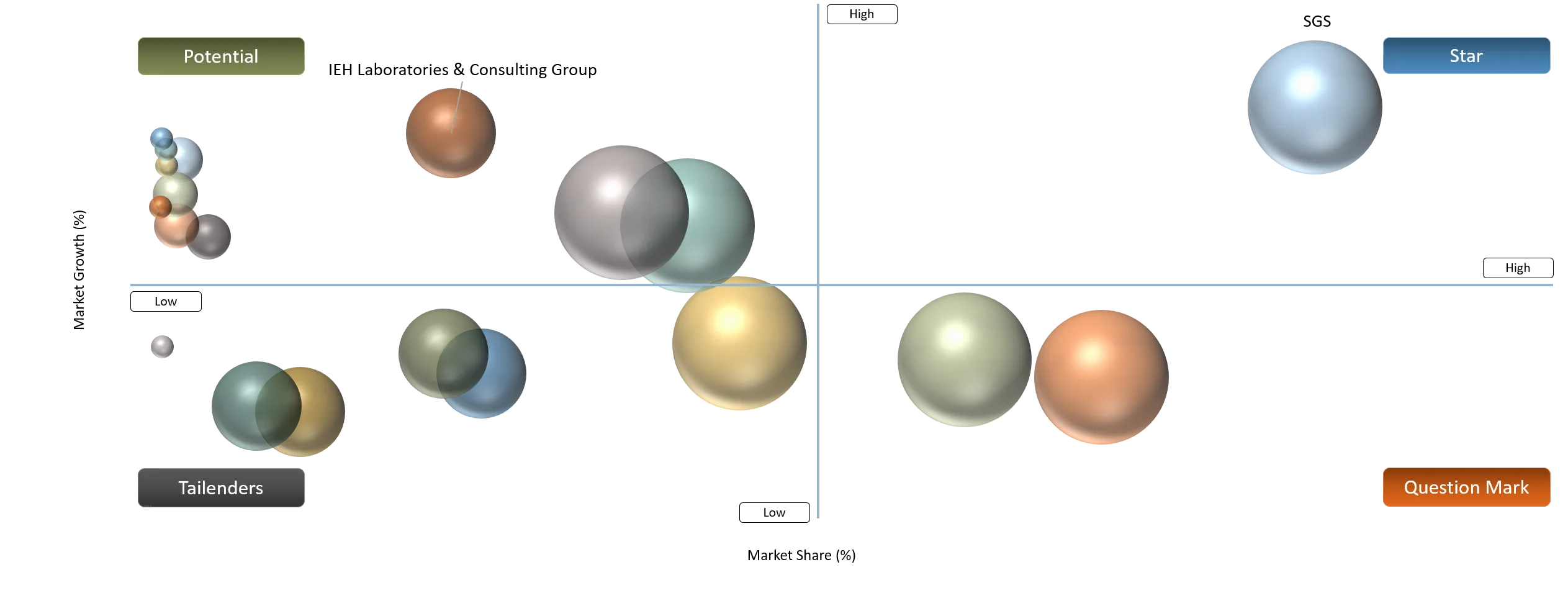 Microplastics Testing Market BCG Matrix: Company Evaluation
