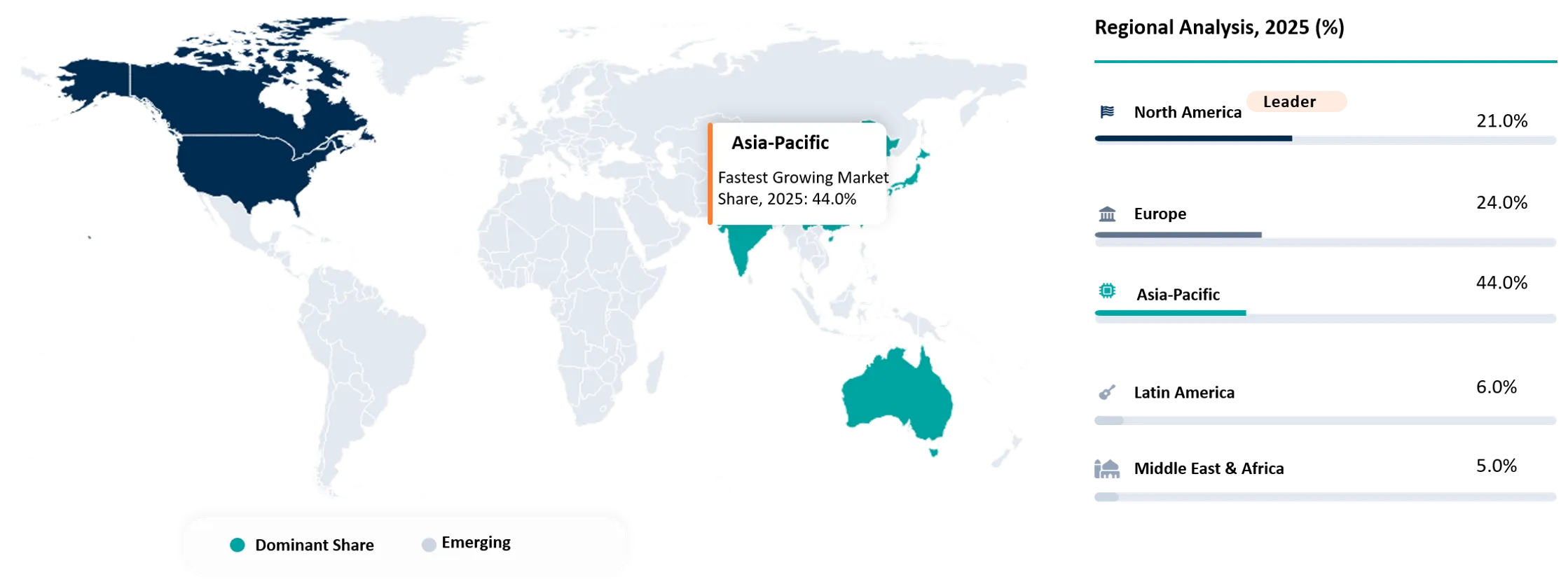 Automotive Wet Friction Material Market Geographical Penetration