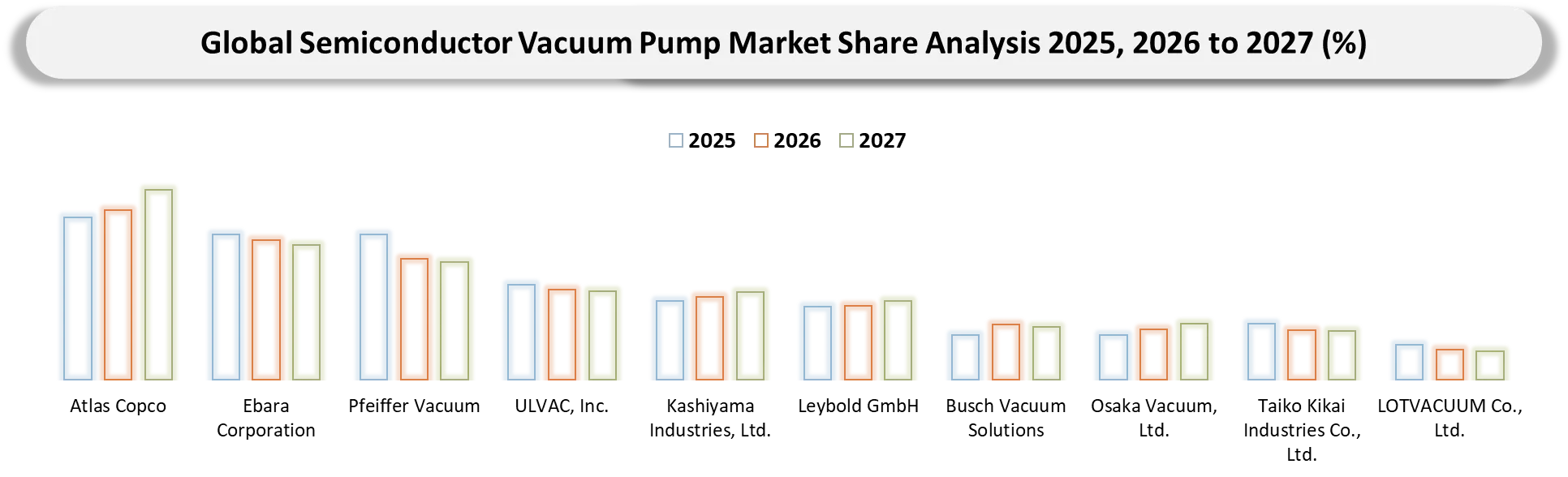 Semiconductor Vacuum Pump Market Competitive Landscape